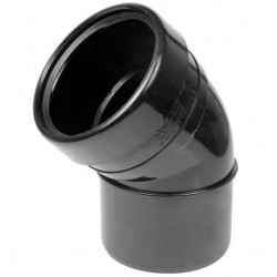 Black Bend 110mm 135° Socket / Spigot